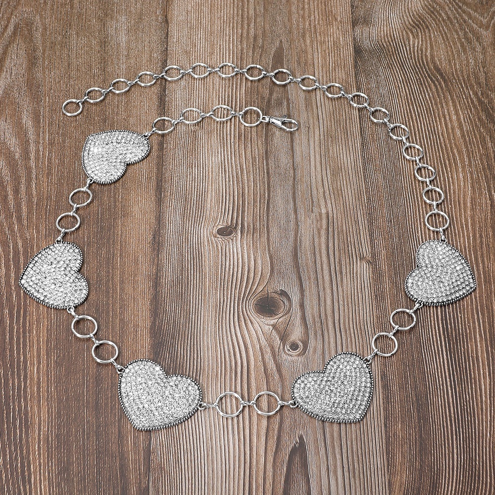 Elegant Silver Heart Necklace